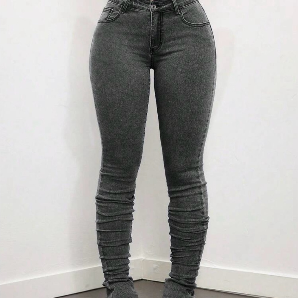 Women's Gray Jeans - Bootcut